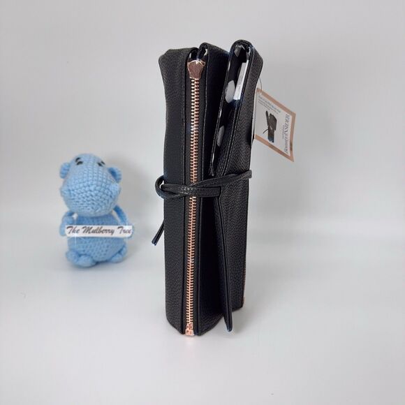 Sephora Roll It Up Pro Makeup Brush Zip Convertible Faux Leather Travel Bag NWT - Picture 4 of 9